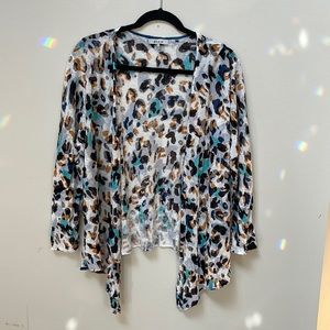 Colorful 4 way cardigan ZOZO